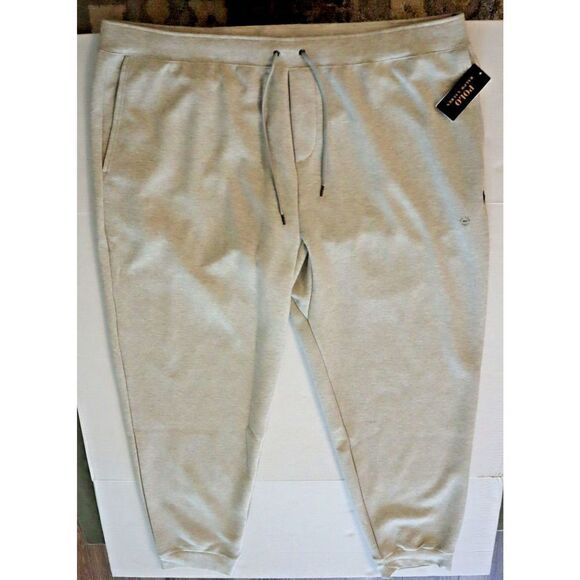 Polo Ralph Lauren Men Big & Tall Sz 4XLT Gray Heather Double-Knit Jogger Pants - Picture 2 of 7